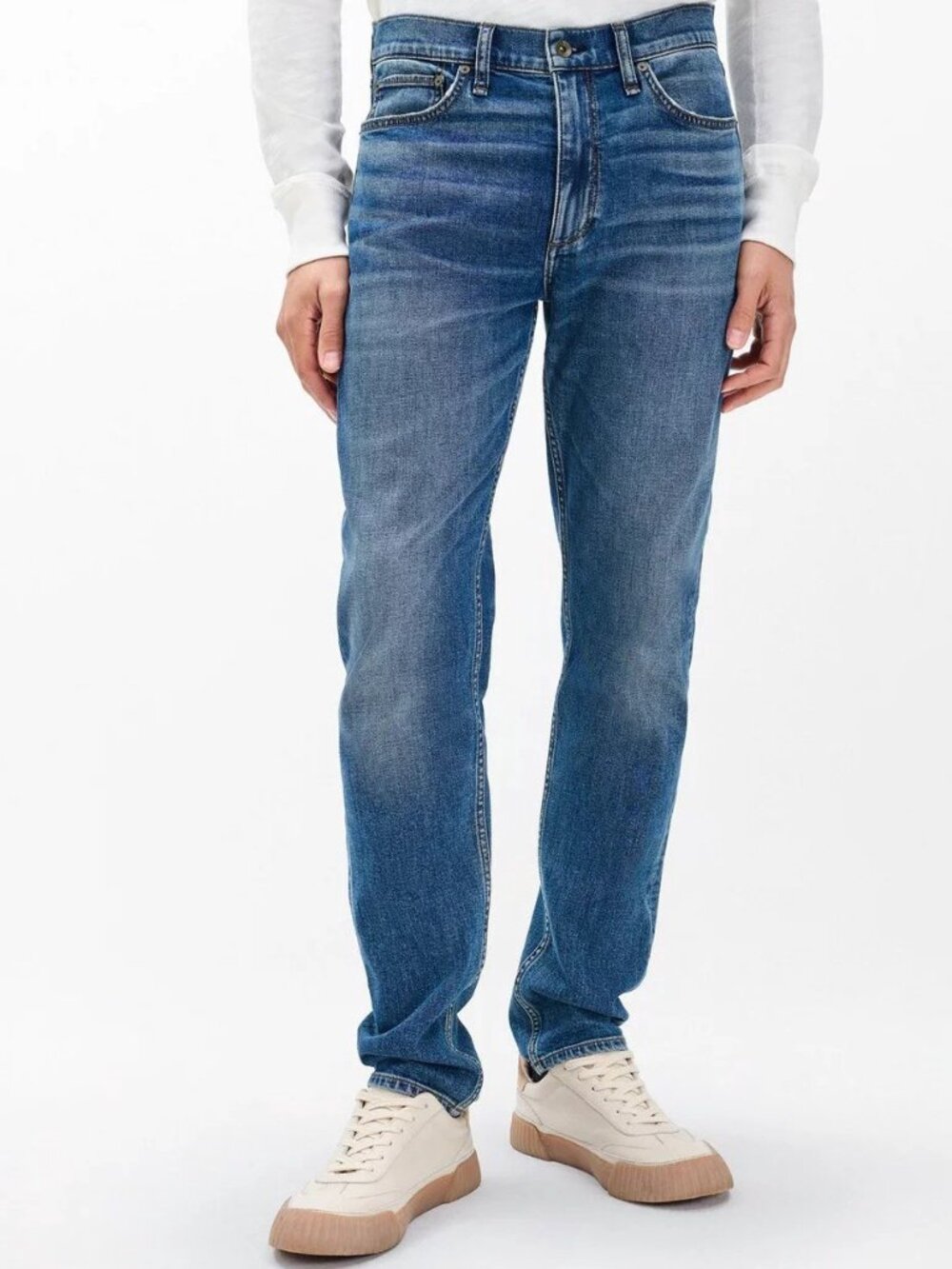 Rag & Bone Fit 2 Slim Fit Blue Denim Jeans Size 38